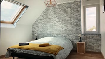 6 quartos, Wi-Fi, roupa de cama