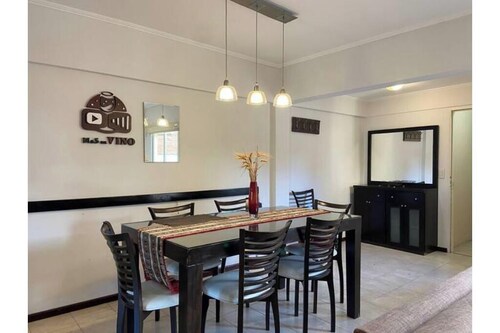 Central quality full terrace own grill