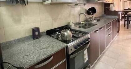 Central quality full terrace own grill