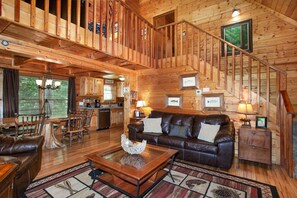 TV, fireplace, video games