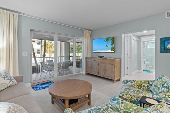 Smart TV - Villa Sanibel 2D: Ground-Floor with Pool View & Direct Beach Access (Sanibel)