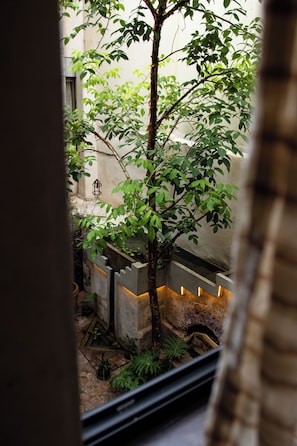 Deluxe Double Room, 1 Queen Bed, Patio | Desk, blackout drapes, iron/ironing board, free WiFi