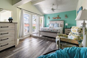 2 bedrooms, desk, iron/ironing board, WiFi