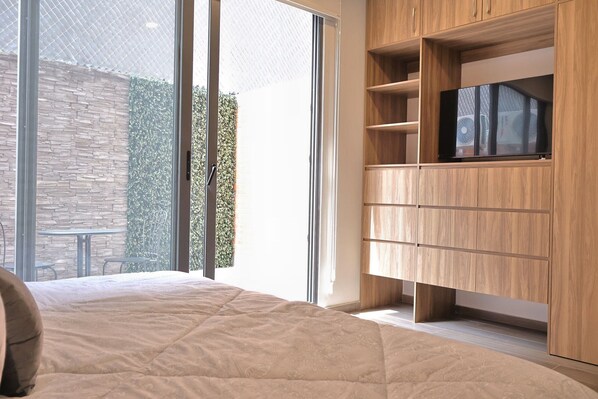 1 bedroom, internet, bed sheets, wheelchair access - Marsellesa 06 by Del Mar (Guadalajara)