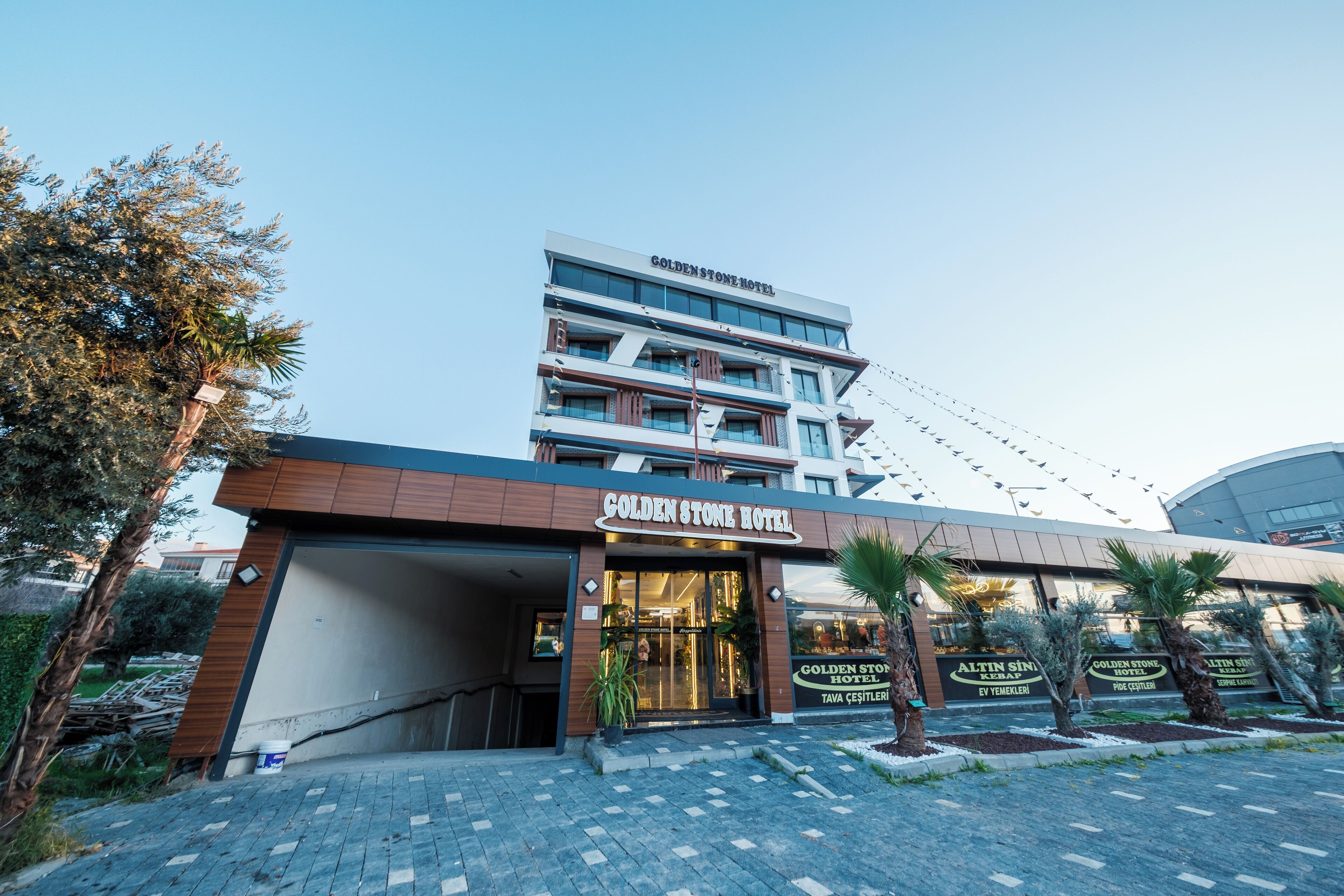 Voorkant van accommodatie