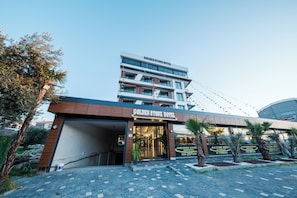 Façade de l’hébergement