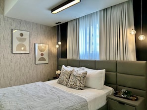 1 bedroom, iron/ironing board, internet, bed sheets