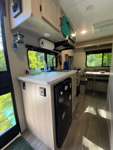 Charming RIVER FRONT camper RV with AC by Lackawaxen River