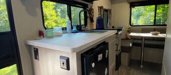 Charming RIVER FRONT camper RV with AC by Lackawaxen River