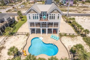 Exterior - Private Pool, Steps to the beach (Navarre)