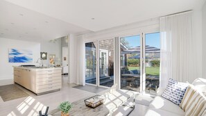 TV, fireplace - Beautiful and Expansive Sag Harbor Estate with Pool and Tennis, Great for... (Sag Harbor)