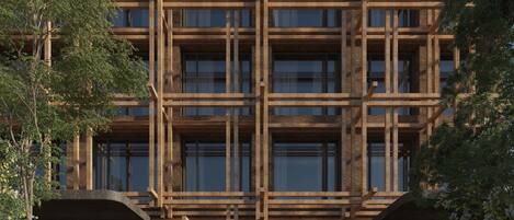 Entrée de l’hébergement