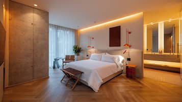 Chambre Double Supérieure | Literie de qualité supérieure, minibar, coffres-forts dans les chambres