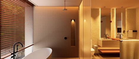 Superior Double Room | Bathroom | Free toiletries, hair dryer, towels, soap