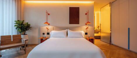 Superior-Doppelzimmer | Zimmersafe, Schreibtisch, laptopgeeigneter Arbeitsplatz