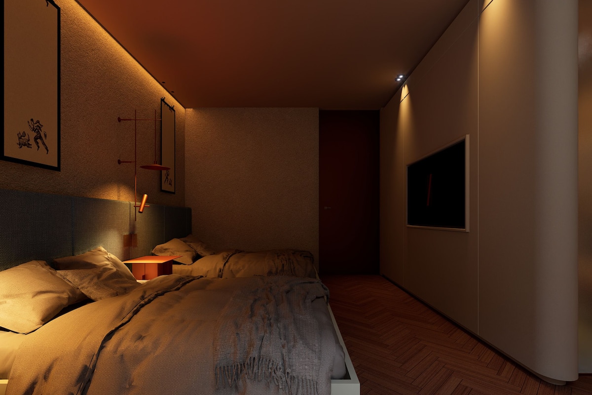 Standard Double Room | In-room safe, desk, laptop workspace, blackout curtains