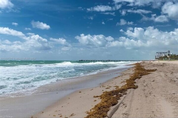 Sun loungers, beach towels