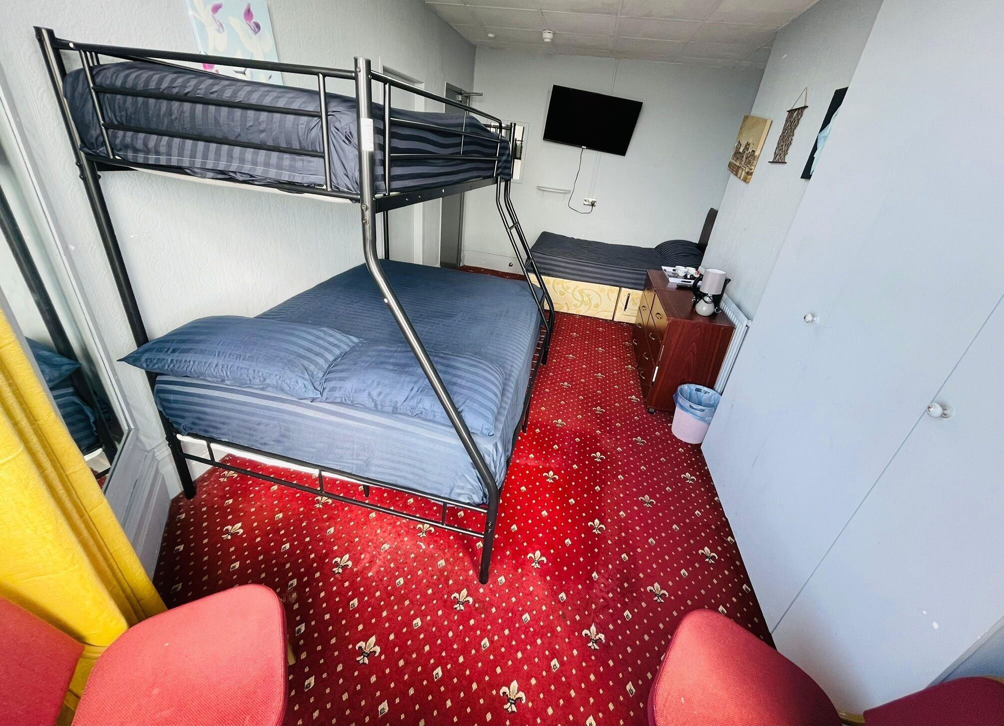 Quadruple Room, Private Bathroom, Sea View | Desk, laptop workspace, free WiFi, bed sheets