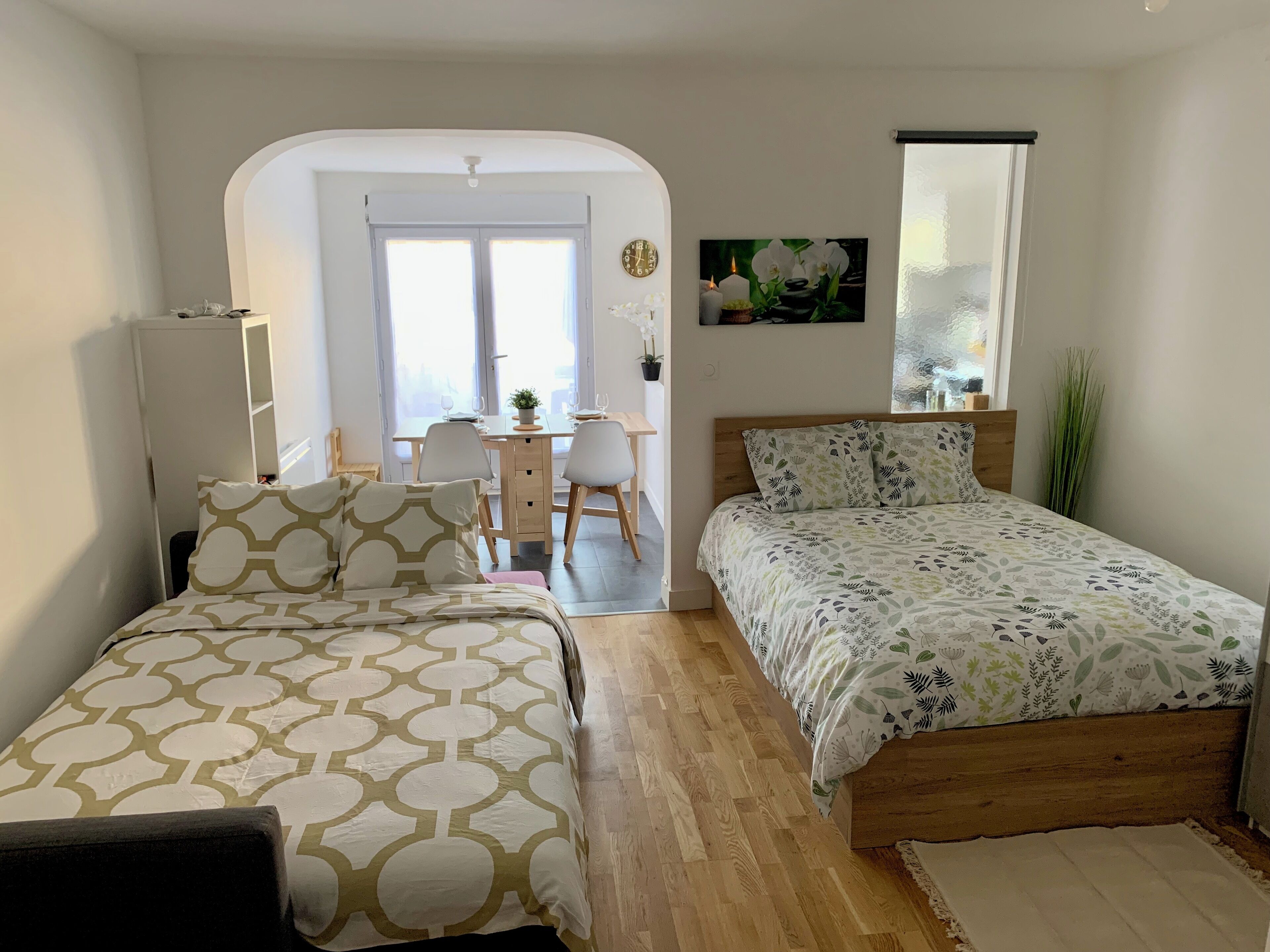 1 bedroom, iron/ironing board, travel crib, free WiFi