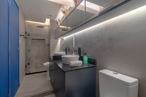 Shower, hair dryer