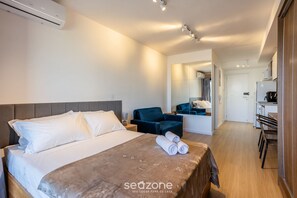 ベーシック アパートメント | 1 室のベッドルーム、WiFi (無料)