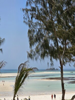 Sun-loungers, beach towels