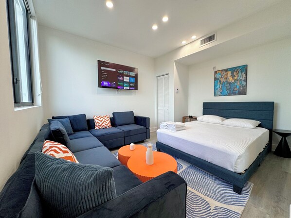 1 bedroom, iron/ironing board, free WiFi, bed sheets