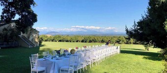 New Estate of Joy a Magnificent Historic Villa Near Rome on Glorious Ground Pool and Olives Galore