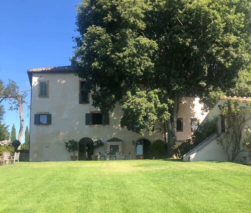 New Estate of Joy a Magnificent Historic Villa Near Rome on Glorious Ground Pool and Olives Galore