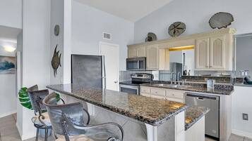 디럭스 아파트, 침실 2개 | 전용 주방