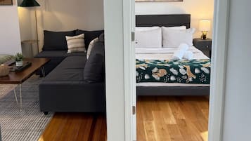 1 bedroom, iron/ironing board, Internet, bed sheets