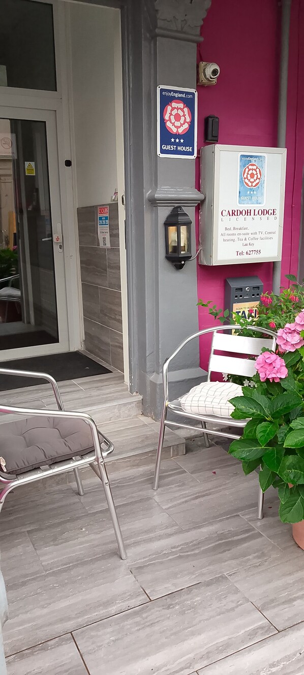 Voorkant van accommodatie