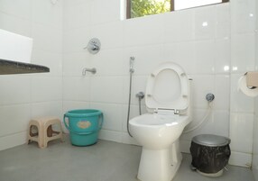 Luxury Room | Bathroom | Shower, towels, soap, shampoo