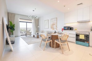 Interior - StayShort - MJL Apartment for 2 people near Water Parks! (Dubai)