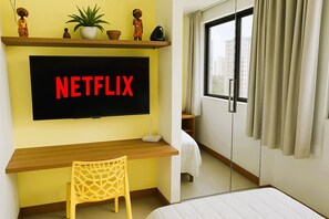 1 Schlafzimmer, Bügeleisen/Bügelbrett, kostenloses WLAN, Bettwäsche