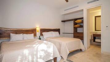 2 bedrooms, iron/ironing board, travel crib, WiFi