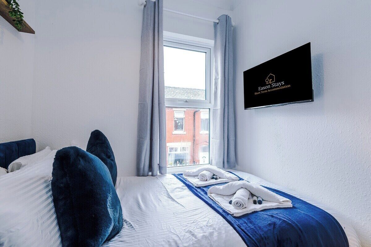 3 soverom, strykejern/-brett, wi-fi og sengetøy