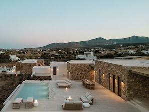 Pool - Aqualis villa with private pool in charming Paros (Paros)