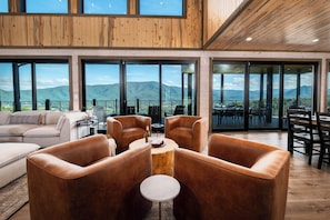 Smart TV, fireplace, video games