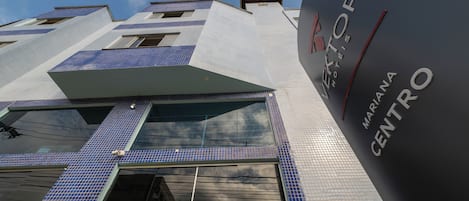 Overnatningsstedets facade