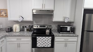 Microwave, oven, stovetop