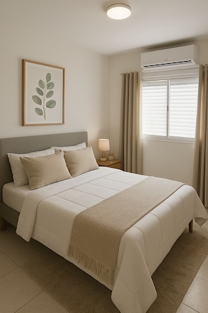 2 quartos, Wi-Fi de cortesia, roupa de cama