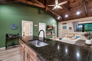Interior - Modern Cabin Near Pigeon Forge, Sleeps 8, Hot Tub, Game Room & Fire Pit (Sevierville)