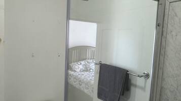 Ducha, secador de pelo, bidé y toallas