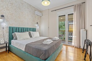 2 chambres, fer et planche à repasser, Wi-Fi, draps fournis
