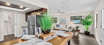 Completely Remodeled! BEACH 12 Mins Away !! 2BR/2BATHS