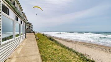 On the beach