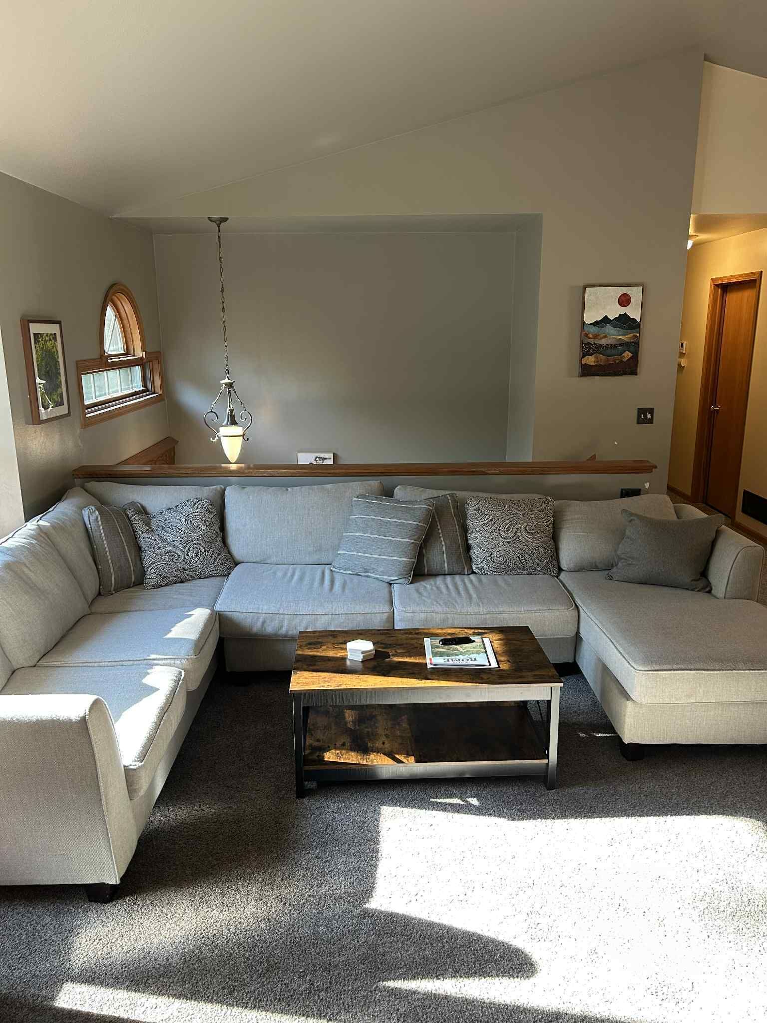 Smart TV, fireplace, foosball, table tennis