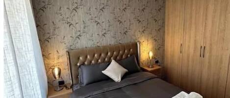 1 室のベッドルーム、インターネット、ベッドシーツ