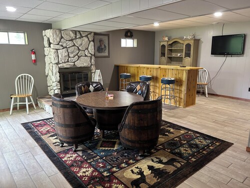 3-bedroom house located three miles from Sawyer Lake on the Michigamme River